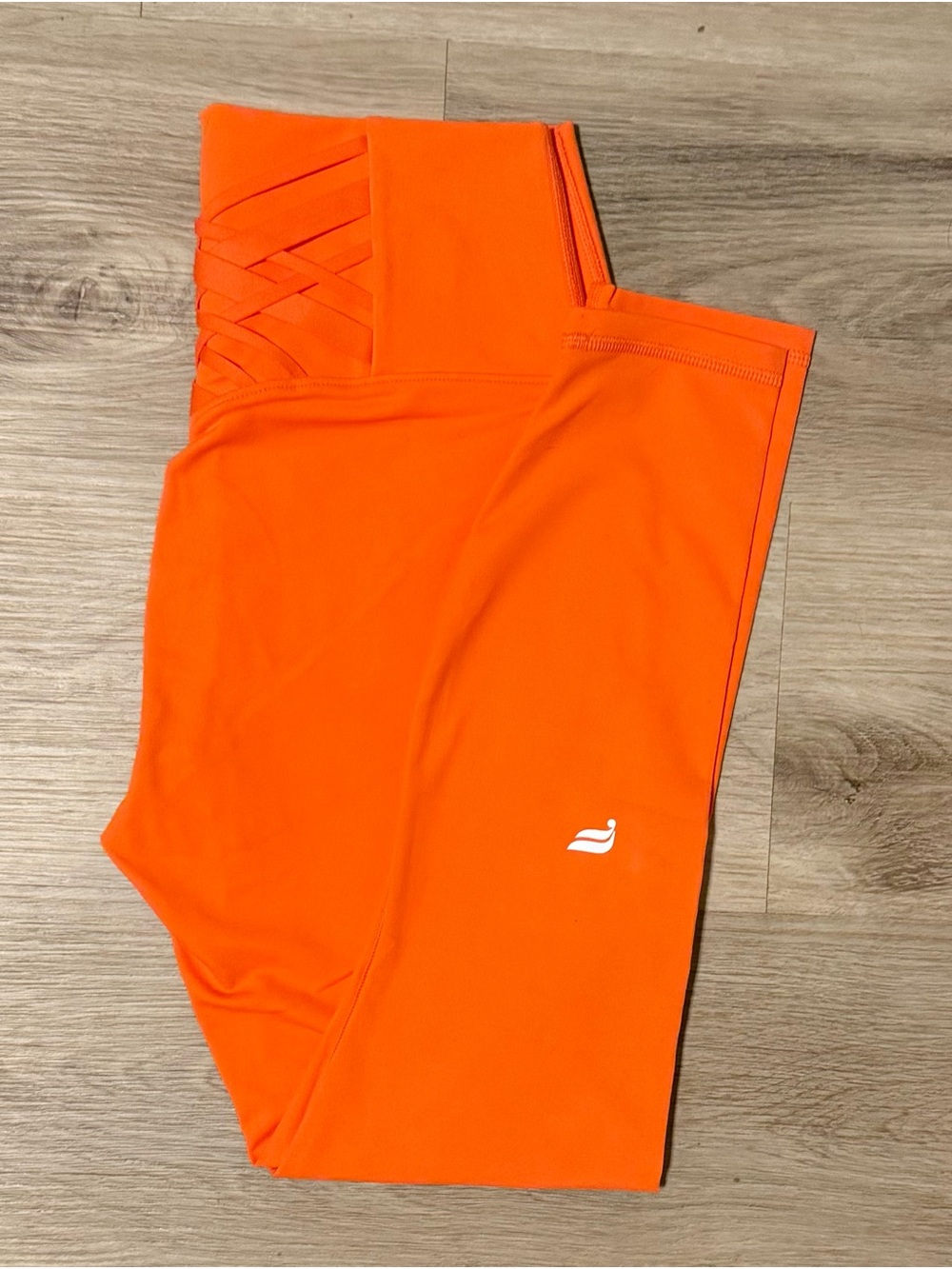 NWT Fabletics Orange High-Waist Boost PowerHold Leggings Size Small — Fall Wear